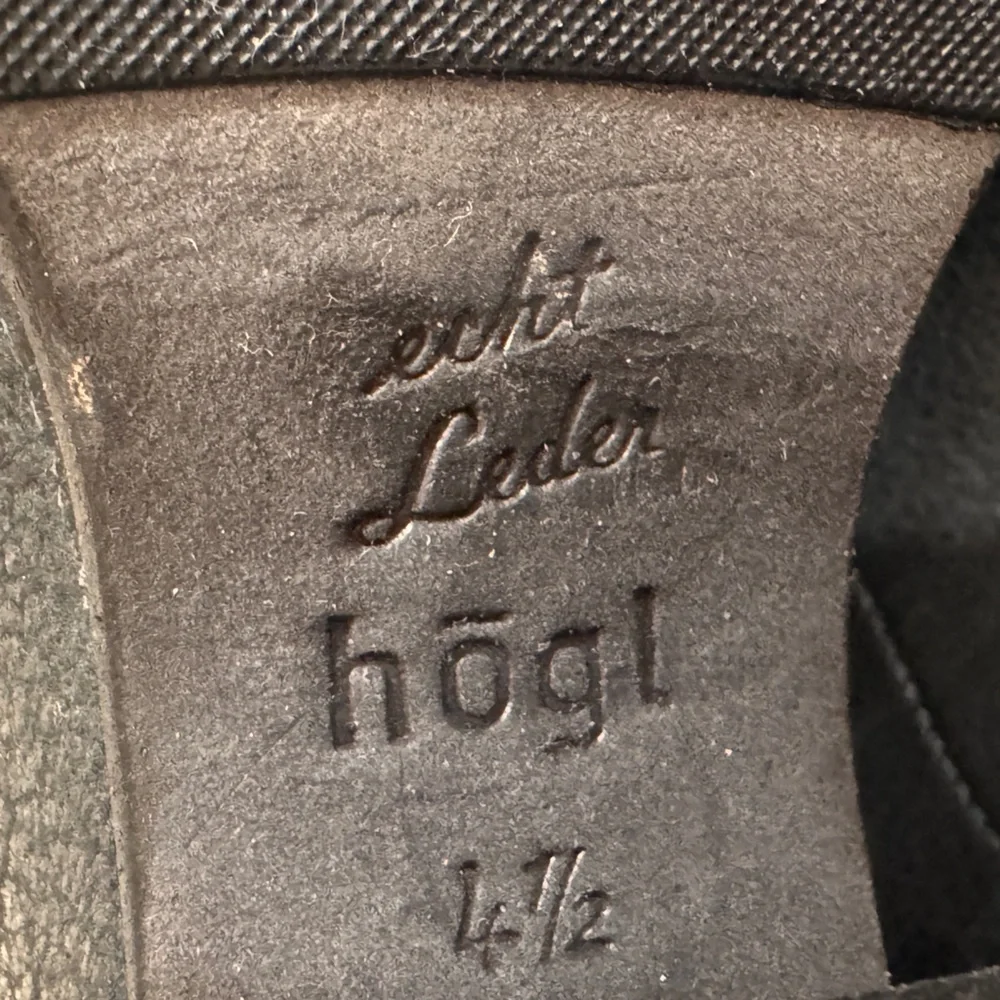 Högl Black Leather ankle boots 4.5/US 7